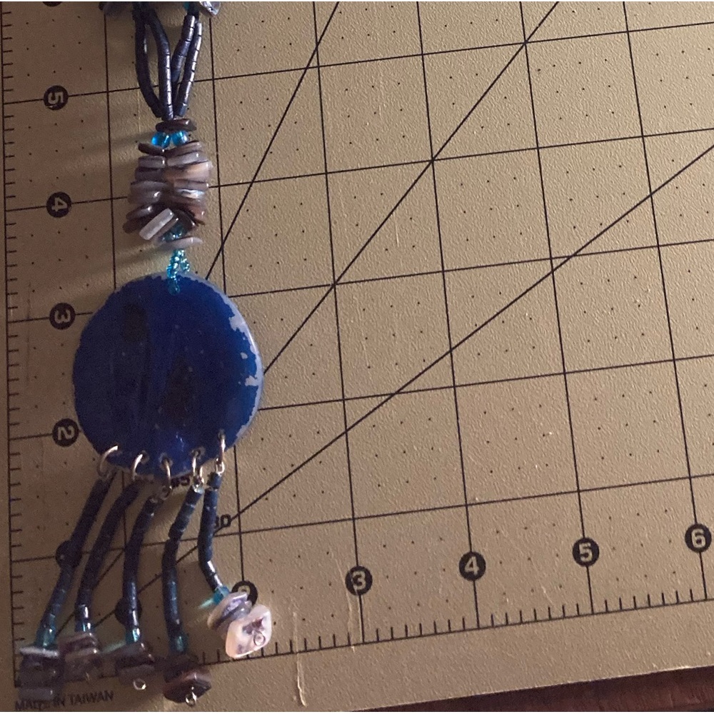 Blue Rustic necklace